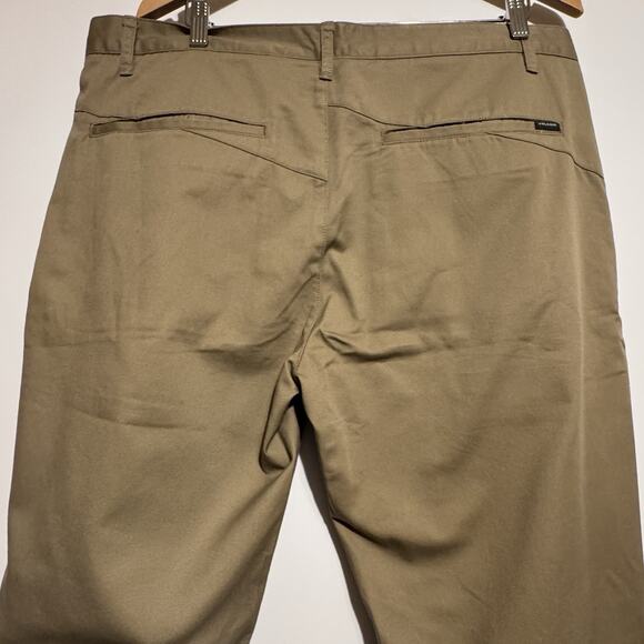 VTG Volcom Pants Mens Sz 36 Brown Chinos Skater True to This - Picture 5 of 11